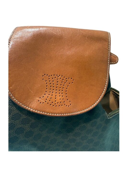 Celine Macadam Brown Gold Backpack main image 9